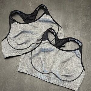 Old Navy Gray Racerback Sports Bras (2)